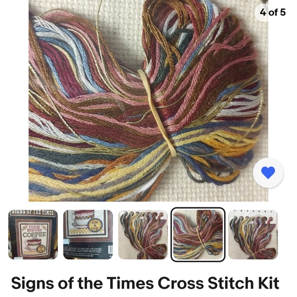Vintage RareJCA TOWNSEND MASSACHUSETTS Signs of the Times Design crossstitch kit - Picture 1 of 3